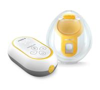 Medela Freestyle Mini Hands-Free elettrico singolo con coppe Hands-Free e batteria ricaricabile.