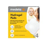 Medela Hydrogel Pads Cuscinetti Idrogel per Capezzoli Sensibili o Dolenti, 4 cuscinetti