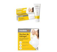 Medela Purelan Crema alla Lanolina + Cuscinetti Idrogel per Capezzoli | Sollievo per i capezzoli, Effetto rinfrescante, Comfort durante l'allattamento, Supporto quotidiano
