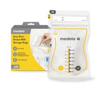 Medela Sacche Monouso Easy Pour per la Conservazione del Latte Materno, Capacità 210 ml, Design a Prova di Perdite con Protezione del Latte, Senza BPA, Confezione da 50 Pezzi
