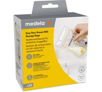 Medela Sacche Monouso Easy Pour per la Conservazione del Latte Materno, Capacità 210 ml, Design a Prova di Perdite con Protezione del Latte, Senza BPA, Confezione da 50 Pezzi
