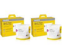 Medela Sacche per microonde Quick Clean | Sacche per sterilizzazione in microonde per bottiglie, tiralatte e componenti | Elimina il 99,9 di batteri e germi comuni, 5 sacche (Confezione da 2)