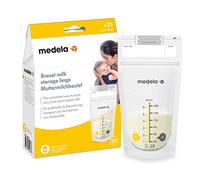 Medela Set di Sacche per la Conservazione del Latte Materno da 180 ml, Confezione da 25 Sacchetti per Raccolta del Latte Materno senza BPA con Doppia Chiusura, Congelamento e Scongelamento Rapido