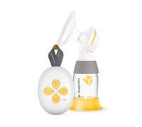 Medela Estrattore di latte elettrico Solo - notevolmente più silenzioso, ricaricabile tramite USB, con imbuto PersonalFit Flex e tecnologia di estrazione a 2 fasi di Medela
