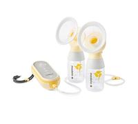 Medela Tiralatte elettrico doppio Freestyle Flex: design svizzero compatto con porta di ricarica USB on-the-go, con scudi Medela PersonalFit Flex, sincronizzazione con l'app MyMedela