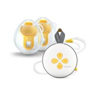 Medela Swing Maxi Hands-Free Tiralatte Elettrico Doppio, Design Portatile ideale in Viaggio, Facile e Intuitivo da usare, Compatibile con App Medela Family