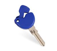 MedgAs Lama Vuota for Chiave Moto Compatibile con Vespa Piaggio 3VTE Fly 125 200 GTS GTV Vespa LXV150 GTS250 300 Parti Moto Chip inseribile (Color : Blue)