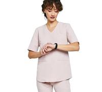 MEDHOODIE Casacca da donna Grace per il medico e la cura - Casacca moderna e comoda con tre pratiche tasche - Abbigliamento medico professionale, Rosa (Dusty Rose), L