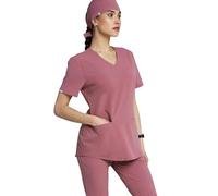MEDHOODIE Casacca da donna Grace per il medico e la cura - Casacca moderna e comoda con tre pratiche tasche - Abbigliamento medico professionale, Rosa in legno., S