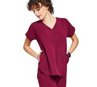 MEDHOODIE Casacca da donna Kendall per il medico e la cura - Casacca moderna e comoda con due pratiche tasche - Abbigliamento medico professionale, Romantic Cherry, L