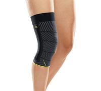 medi Genumedi E+motion 3.0 - Ginocchiera sportiva 3D con silicone al quarzo pelotte, taglia: IV, perfetta vestibilità, facile da indossare, pelotte, antiodore e termoregolatore