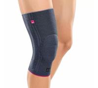 medi Genumedi - Ginocchiera unisex | argento | taglia V | fascia per compressione dei tessuti molli | indossabile su entrambi i lati