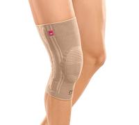 medi Genumedi - Ginocchiere unisex | sabbia | Taglia V | Fascia per compressione dei tessuti molli | Indossabile su entrambi i lati