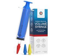Medi Grade 60ml Siringa Rimuovi Cerume con 3 Punte Pulisci Orecchie