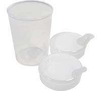 Medi-Inn+ Set bicchiere 250ml Corpo trasparente con due oberteilen con custodia di vari Apertura