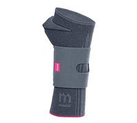 medi Manumed active - Fascia da polso sinistra | argento | Taglia III | Fascia di compressione per stabilizzare il polso