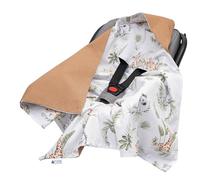 Medi Partners Coperta neonato ovetto Sacco per Passeggino - 100% Cotone universale Blanket 85x85cm fodera protettiva Morbida e Accogliente Passeggini Marsupio (Safari Di Waffle Marroni)