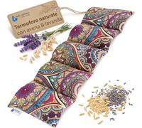 Medi Partners Cuscino Grande Riscaldabile Al Microonde Con Avena& Lavanda - 60x20cm 800g 5camere Terapia Del Freddo Per Tensione al Collo e Alle Spalle (Marocco)