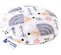 Medi Partners Cuscino termico con noccioli di ciliegia per bambini 180g rotondo 15cm ecologic 100% cotone calore + terapia del freddo (Ricci)