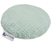 Medi Partners Cuscino termico microonde con noccioli di ciliegia 180g 15cm 100% Cotone Riscaldante Cuscino Cervicale per terapia del freddo e del calore (Menta)