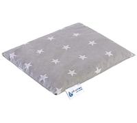 Medi Partners Cuscino termico microonde con noccioli di ciliegia 500g rettangolare 20x25cm 100% Cotone Riscaldante Cuscino Cervicale per terapia del freddo e del calore (Stars)