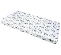 Medi Partners Lenzuola Lettino Neonato 60x120-100% Cotone Lenzuolo con Angoli Culla Coprimaterasso fitted Materassino Sheet Letto Bambino Lenzuolino (Blu Orsacchiotto)