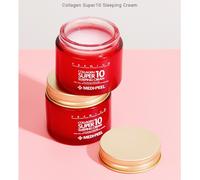 MEDI PEEL Collagen Super 10 Sleeping Cream Mask 70 ml idratante cura della pe...