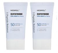 MEDI-PEEL Glutatione Hyal Aqua Sun Serum SPF50+ PA++++ 50mlx2 Brightening Care