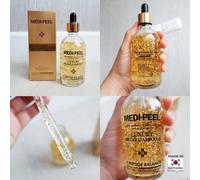 MEDI PEEL Luxury 24K Gold Ampoule 100ml Real gold Serum Anti-Aging Ampolle NUOVO