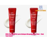 MEDI-PEEL MEDIPEEL Lacto Collagen Wrapping Mask 70 ml + 70 ml Total 2 Pack da...