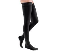 medi Ven Elegance CCL1 - Calze a compressione a punta chiusa, lunghezza coscia, con fascia superiore, lunghezza standard