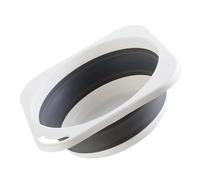 Media Bacinella Pieghevole Portatile in Plastica Grigia per Casa | Sink Splash Guard, Bagnetto e Lavanderia, Lavabo Versatile, Bacinelle per Bucato, Lavello Multifunzione Cucina