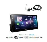 Media Center Pioneer Android Auto Apple Car Play Wi-Fi BT EQ 13 bande 3 Rca 4V