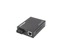 Media Converter GB PoE+ 1000Base-T RJ45 a 1000Base-LX SC 508209