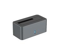 Media Express GDPD02, Docking Station USB 3.0 per Hard Disk da 2.5"/3.5" SATA I/II/III Single Docking, Fino a 4TB (Hard Disk Non Inclusi)