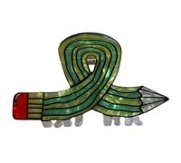 Media Size Penna Artiglio Dei Capelli Divertente Matita Colorata Forcina Dei Capelli Durevole Artiglio Clip Per Varie Acconci