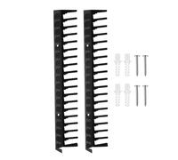 Media Storage Shelves | 2 pezzi Wall Mount Metal Heavy Duty Rack, Game Organizers and Storage For Living Room Bedroom Offices Equipment Bar Station Holiday Use, Strong Set For