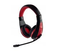 MEDIA-TECH MT3574 CUFFIE, Nero, Rosso