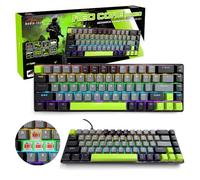 media-tech Tastiera Meccanica Gaming 60 Red Core MX60 con interruttori RGB rossi, 19 effetti anti-ghosting, 25 tasti, 68 tasti compatti, USB-C per PC Gaming ed e-Sports.