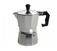 MEDIA WAVE store Caffettiera moka 3 tazze classica WELKHOME caffè espresso fatto in casa manico plastica