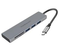 Mediacom MD-C302 Docking Station USB-C to 3*USB3.0/SD/microSD