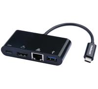 Mediacom M-DOCKTPC Docking Station USB-C to USB3.0/HDMI/GLAN