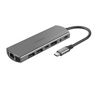 Mediacom MD-C314 replicatore di porte e docking station per notebook USB 3.2 Gen 1 (3.1 Gen 1) Type-C Alluminio Mediacom