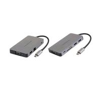 MEDIACOM MD-C318 DOCKING STATION POWER DELIVERY 100 W 2 x USB-A 3.0 - 1 x USB-C