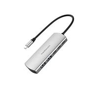 Mediacom MD-C324 hub di interfaccia USB 2.0 Type-C 5000 Mbit/s Alluminio Mediacom