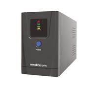 Mediacom M-UPS1000M Alimentatore di continuità (UPS) 1000 VA 4 Uscita(e) AC - Alimentatori di continuità (1000 VA, 600 W, 220 V, 230 V, 220 V, 230 V)
