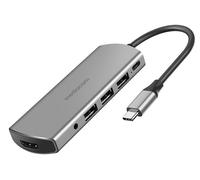 MEDIACOM USB-C TO HDMI - TYPE-C 3xUSB 3.0 E POWER DELIVERY 87W