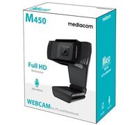 MEDIACOM WEBCAM M450 FULL HD NERO - 1920X1080 PX USB 2.0 COLORE NERO