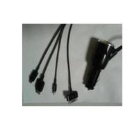 MEDIAKING KIT 4 IN 1 DI RICARICA AUTO PER IPHONE E SAMSUNG 30 PIN 8 PIN MICRO MKCAB056-5 NEW