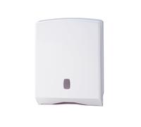 Medial - 104026 - Distributore asciugamani piegati C-Z-M-V Basica - 27,8 x 12,8 x 38 cm - bianco-grigio - Medial - 73923 - Conf. da 1 Pz. - 104026